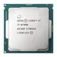 Procesador Gamer Intel Core I7-8700k Cm8068403358220 De 6 Núcleos Y 4.7ghz De Frecuencia Con Gráfica Integrada