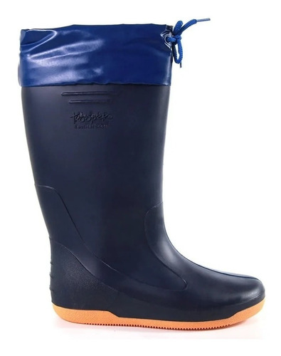 Bota De Lluvia Con Cuello Nauticas Goma Impermeables Calidad