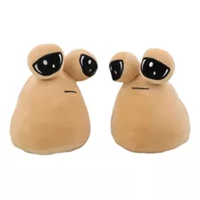 2 × Presente De Brinquedo De Pelúcia Emotion Alien Pou Furdi Cor Marrom