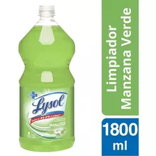 Limpiador Líquido Desinfectante Manzana Verde 1800ml Lysol