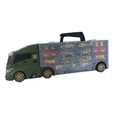 Caminhão Maleta Com Carrinhos - Exército - Yes Toys