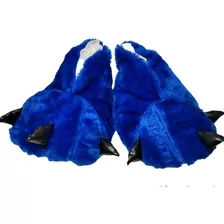 Pantuflas Garras Premium Adulto Peluche Cerradas/olivos