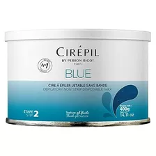 Cera Cirepil Depiladora Sin Tiras Azul Tin 400g