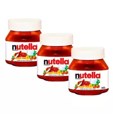 Creme De Avelã Nutella Pote Com 140g- 3 Unidades