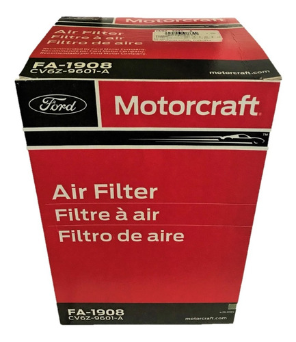 Filtro De Aire Genuino Ford Focus Motorcraft Fa-1908 Foto 2