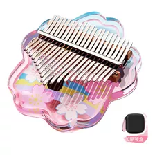 Kalimba Acrílico Mini 21 Teclas Vistoso Preciosa Kids 