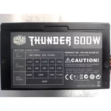 Fuente Poder Real Atx 600w Thunder Rs-600-acab Cooler Master