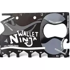 Cartão Multi Ferramentas Carteira 18 Em 1 Ninja Wallet Aço