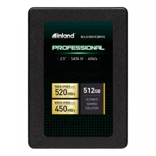 Inland Profesional 512gb Ssd 3d Tlc Nand Sata Iii 6gb/s 2.5. Color 512 Gb
