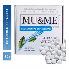 Muyme Pasta Dental En Tableta Sabor Menta (32gr) 180 Pz