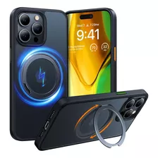 Funda Para iPhone 14 Pro Anillo Magnetico Giratorio De 360°