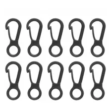 10x Micro Mosquetão Chaveiro Paracord Nylon 3,3cm Edc