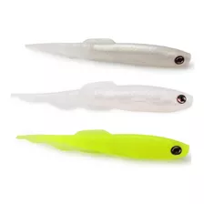 Isca Baca Shad 13cm Monster3x +3 Anzois De Brinde