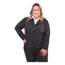 Blazer Social Gordinha Fashion Plus Size Promoção De Fábrica