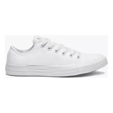 Tenis Converse All Star Chuck Taylor Low Top Color White Monochrome - Adulto 8.5 Us