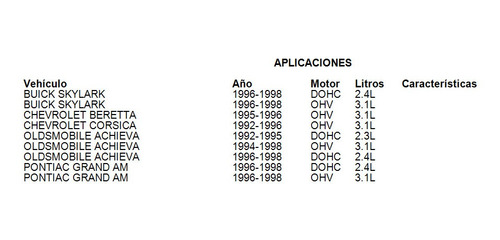 Deposito Anticongelante Buick Skylark 1996 - 1998 2.4l Foto 6