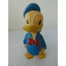 Boneco Pato Donald Antigo Em Vinil Anos 60