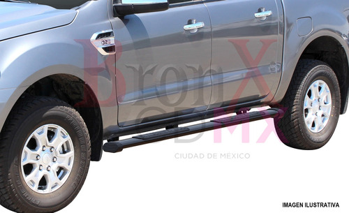 Estribos Bronx Chevrolet Silverado 2014-2018 Cabina Y Media Foto 8