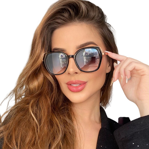 Óculos Sol Viale Original Feminino Grande Luxo Lançamento S1