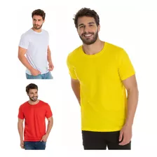 Kit Promocional Camisa Lisa Para Estampar Sublimação Top