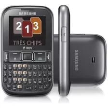 Celular Samsung E1263 Cinza Três Chips