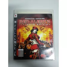 Red Alert 3 Ps3 Midia Fisica Original Completo Com Manual