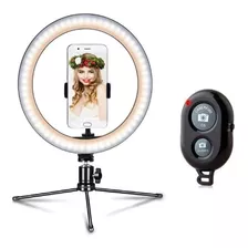 Ringh Light 10'' Iluminador Ring Light Tripe 