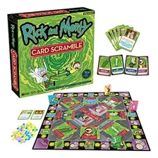 Acuario - Juego De Mesa Rick And Morty Card Scramble