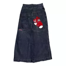 Jnco Jeans Calça Jeans Masculina Solta De Perna Larga