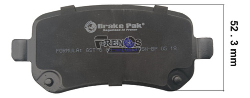 Pastilla Freno Tra Brake Pak Para Dodge  Journey Foto 8