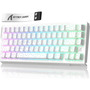 Teclado Mecânico Para Jogos Attack Shark X68he Linhas De Contorno Brancas Inglês