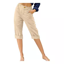 Pantalones Holgados Para Mujer, Holgados, Anchos, Cintura Al