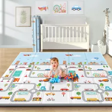 Gimars Alfombra De Juego Para Bebes De 79 X 71 Pulgadas Con