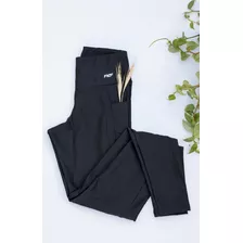 Calça Legging Com Bolso, Compressão, Poliamida