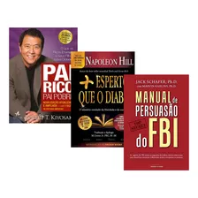 Pai Rico+ Mais Esperto Que Diabo+ Manual De Persuasão Do Fbi