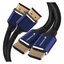 Fosmon Cable Hdmi 2.0 De 1 Pie, Paquete De 2, Certificado Pr