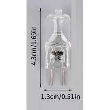 Ampolleta Bipin Tubular 12v 100w G6.35