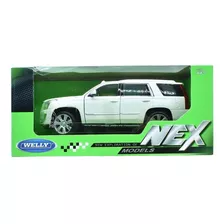 Cadillac Escalade 2017 Blanco Escala 1:24 Welly Nex