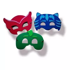 35 Antifaces Héroes En Pijama Pj Mask Goma Eva 