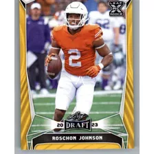 Leaf Draft Gold De 2023 68 Roschon Johnson Texas Longhorns R