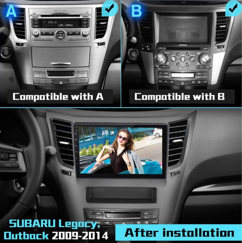 Radio Andorid Carplay 2+32 Subaru Legacy O Outback Foto 2