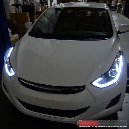 Farola Hyundai I35 Elantra 2012  -  2014 Drl Tubo Led Laser Foto 8