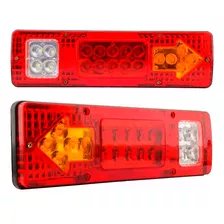 Par Sinaleira De Led Caminhão Carreta Baú Truck Tanque 12v