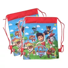 12 Mochilas Tipo Bolsas Paw Patrol Para Dulces O Cotillón