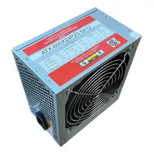 Fuente Pc Atx 600w 24pines Cooler 12cm 220v/5a Box Haedo