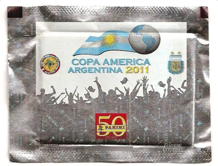 Envelopes De Figurinhas Copa América 2011 - Argentina Prata