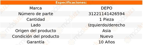 Faro Niebla Izq/der Jeep Commander 06/10 Depo Foto 4