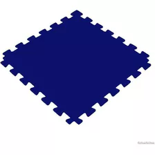 Tatame Tapete Eva 100x100x1cm 10mm Azul Marinho Emborrachado