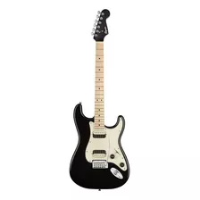 Guitarra Eléc Squier Contemporary Strato Hh Black + Estuche Color Negro Orientación De La Mano Diestro