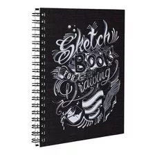 Sketchbook Caderno Desenho 100 Págs 50 Folhas 18x25cm 180g
